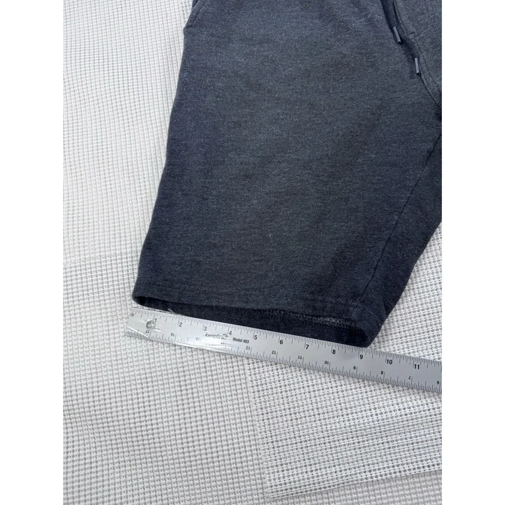Volcom Stone Fleece Shorts Mens Small Gray Drawstring Lounge Casual A10117TS